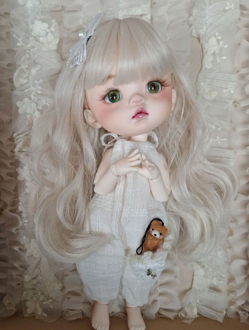 ♥️セール　qbabyカスタムdauyanbao風dollお洋服&マスコット付