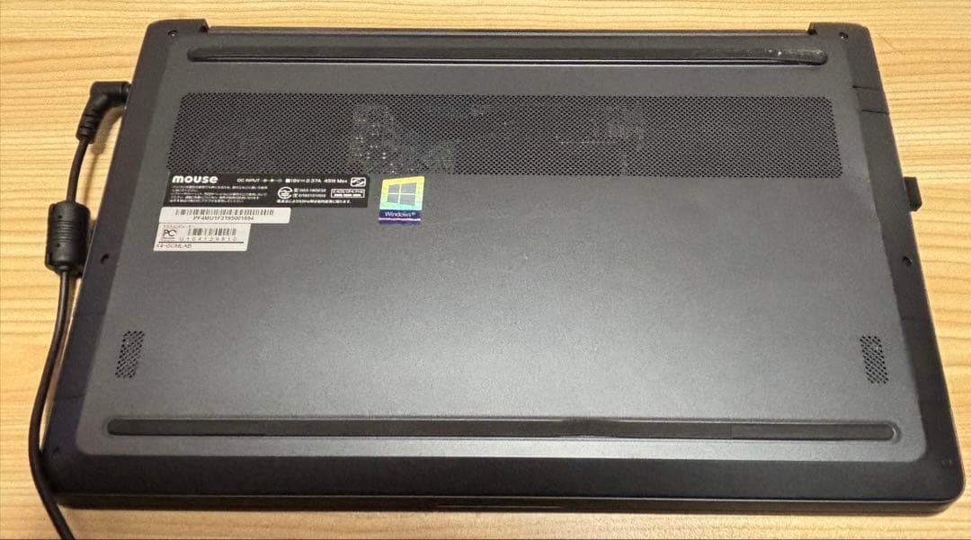 mousou ノートPC Windows 本体 グレー