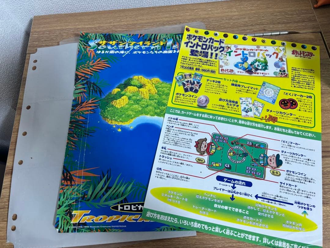ポケモンカード　旧裏　プレミアムファイル　サザンアイランド　ファイル　3個セット
