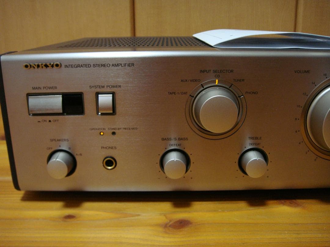整備済 程度良 ONKYO オンキョー INTEGRATED A-913 取説付