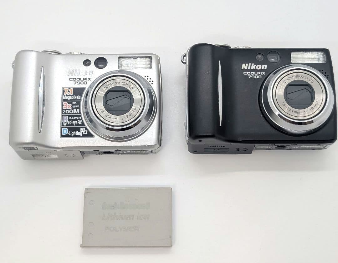 Nikon COOLPIX デジタルカメラ 2台 動作品 バッテリー 訳あり