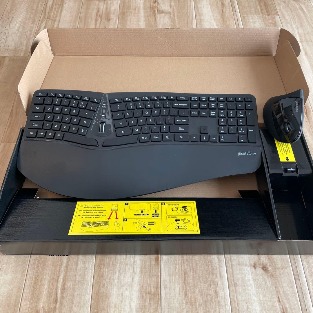 Perixx エルゴノミクス キーボード マウスセット PERIDUO-605