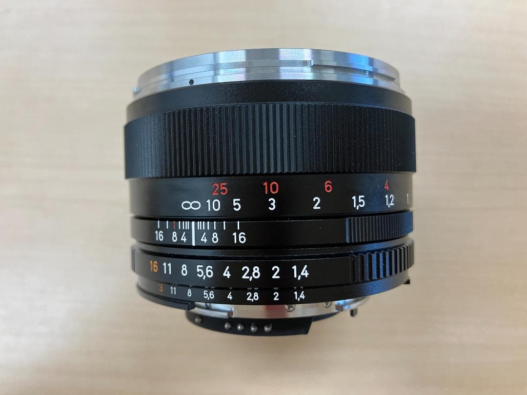 Zeiss ツァイス Planar 50mm F1.4 ZF.2 ニコンF用