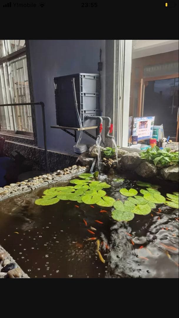 PSE認定ポンプ三段式濾過装置大型水槽用沈殿物理生物一体型濾過槽 外部式水槽濾過
