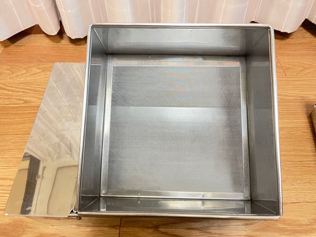 三重蜜こし器　秋田屋本店　ステンレス製　養蜂