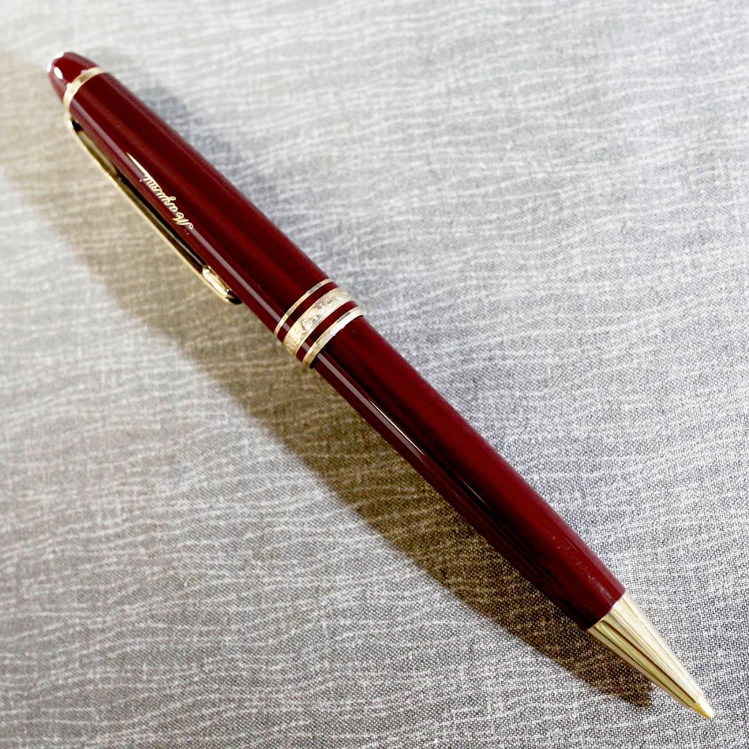 【美品 送料込み】モンブラン シャープペン １６５ マイスター ボルドー