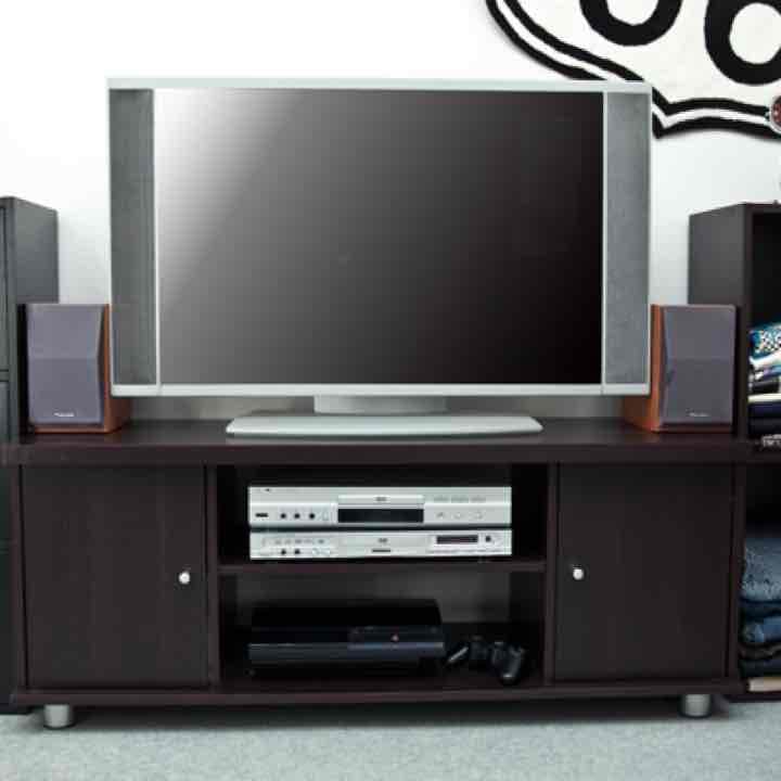 TVボード　扉付き　WH/WAL
