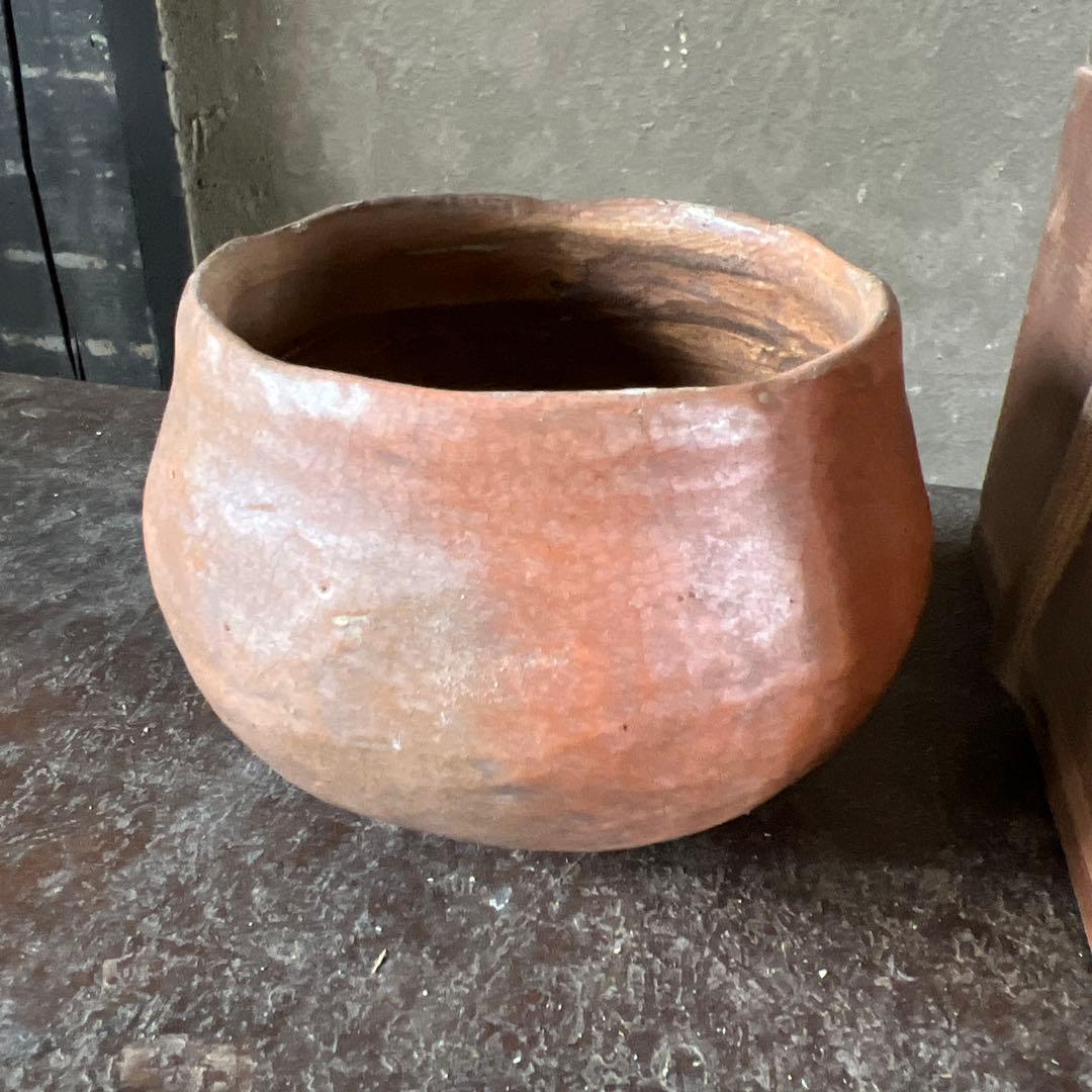 実家整理　先先代の茶道具 古い抹茶碗　木箱付