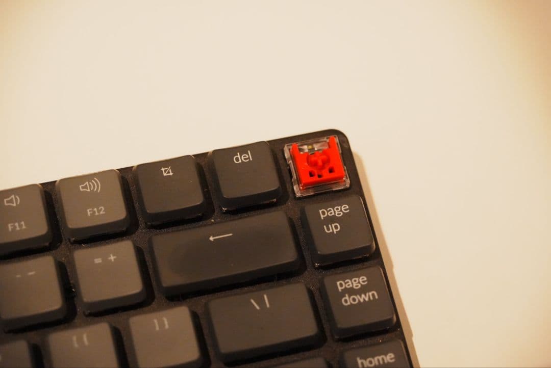 Keychron K3 ロープロファイル 赤軸 US配列