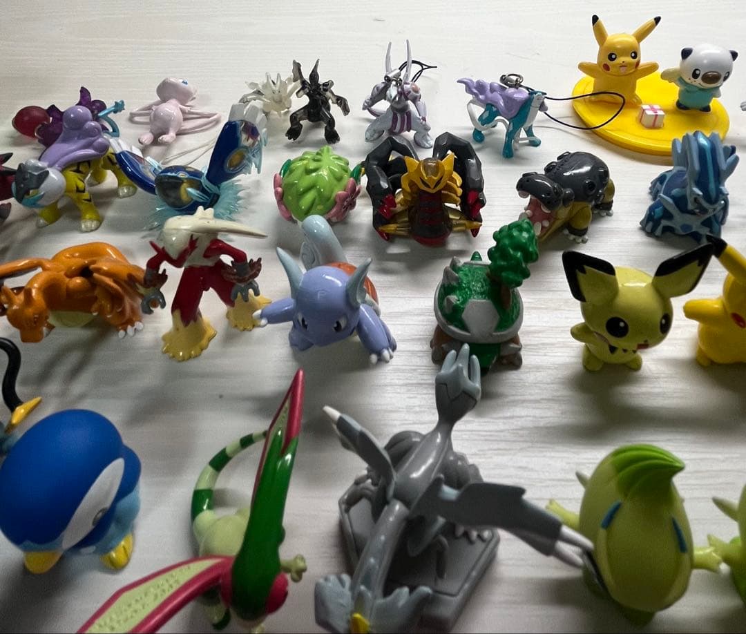 ポケモン モンコレ指人形ストラップまとめ売り75種　うたたねはつゆめヒコザルなど