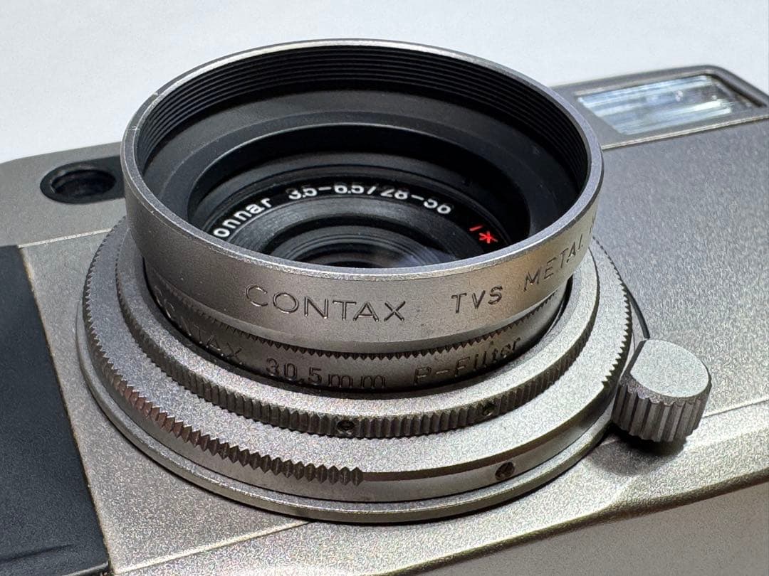 一気値下げ！CONTAX Tvs シルバー 高級コンパクトフィルムカメラ