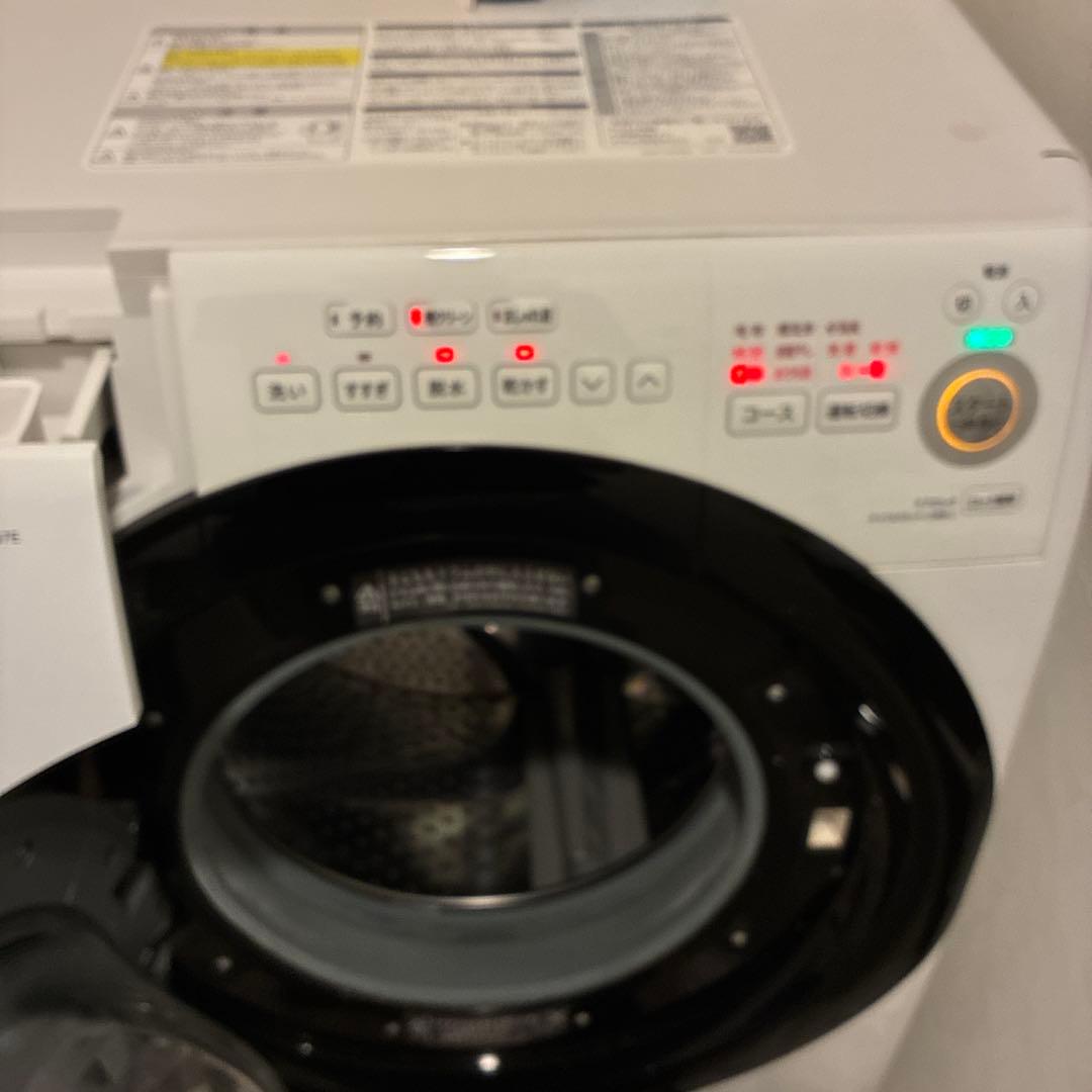 SHARP ドラム式洗濯乾燥機 ES-S7E-WL プラズマクラスター