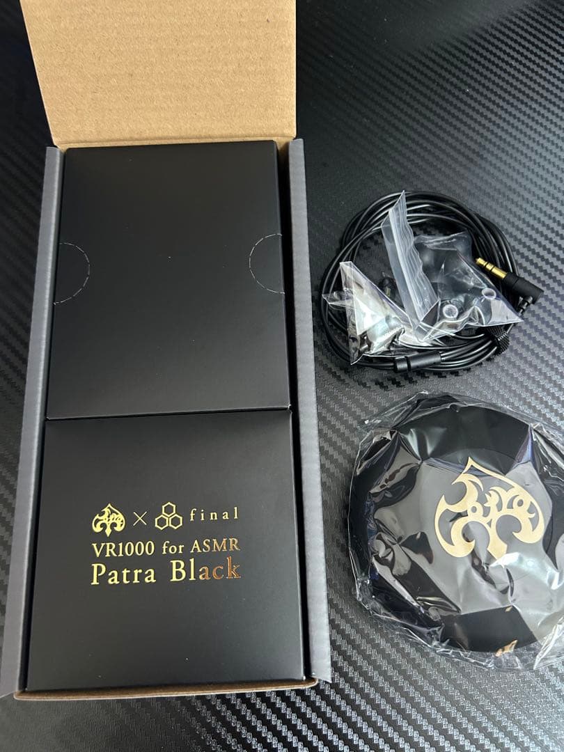 イヤホン VR1000 for ASMR Patra Black