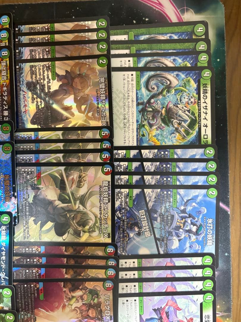デュエマ　スノーフェアリーデッキ　改造パーツ付き