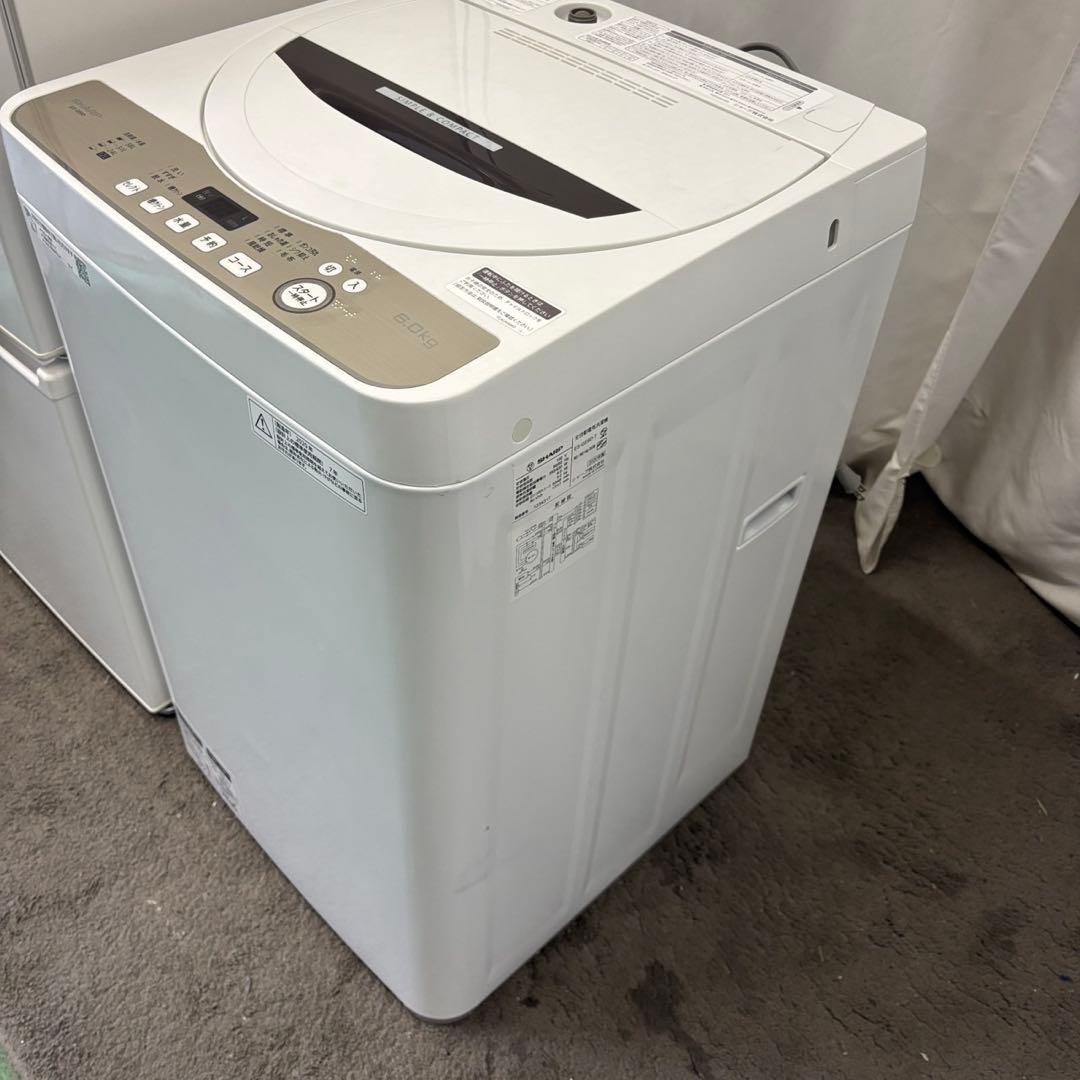 288❤️　冷蔵庫　洗濯機　SHARP　家電セット　大きめ　一人暮らし　設置無料