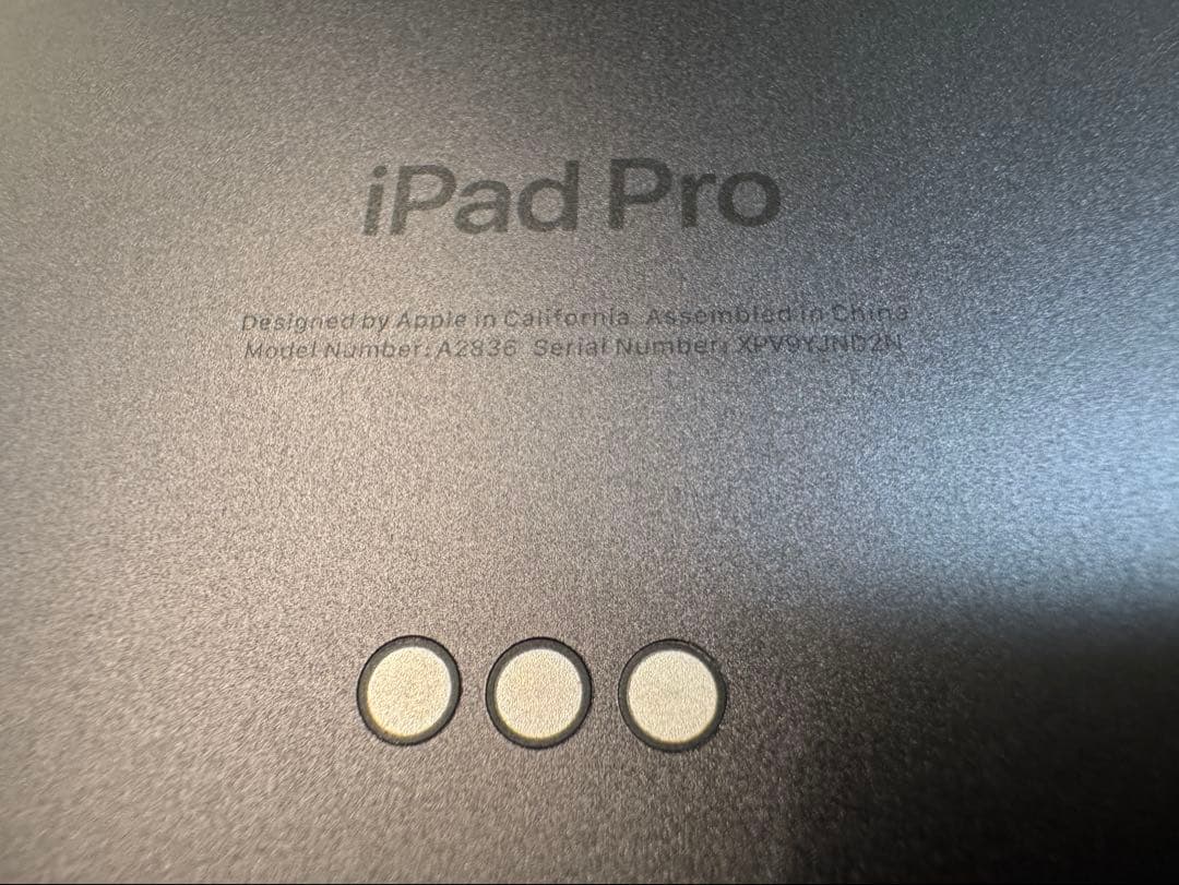 iPad Pro(M4) 11インチ 256GB Wi-Fi スペースブラック