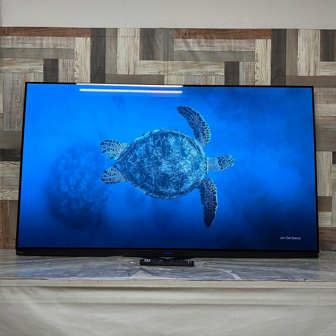 全国送料込❣️フナイ4K有機ELテレビ 65型Android TVネット動画