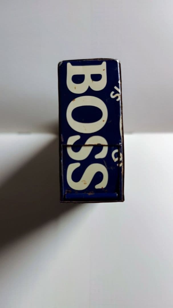 SUNTORY BOSS時計 、空缶シガレットケース、オイルライター、 レトロ