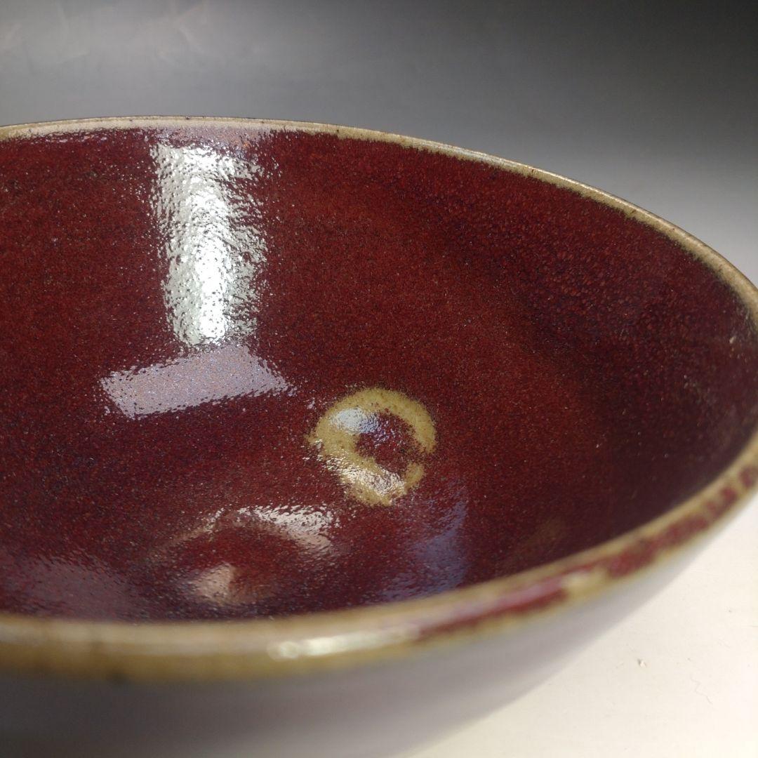 イ128 茶碗『王子窯　王子作』『窯変　茶碗　共箱』抹茶碗　茶道具