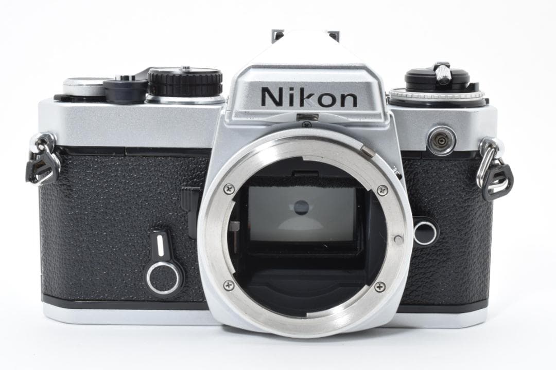 美品 NIKON FE シルバー フィルムカメラ モルト新品交換済 H227