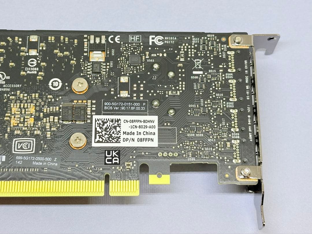 ★DELL純正品★NVIDIA T1000 4GB