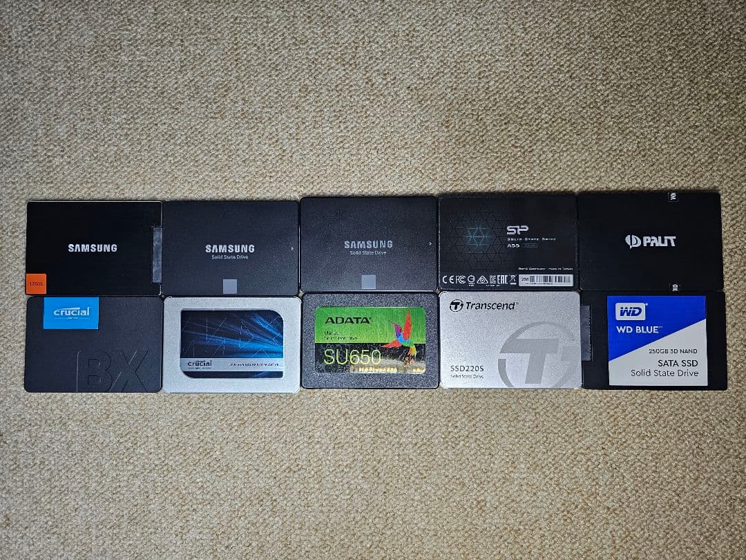 SATA SSD10個