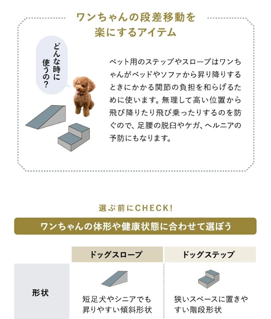 ドッグスロープ スロープ ステップ　1度お試しのみ新品同様