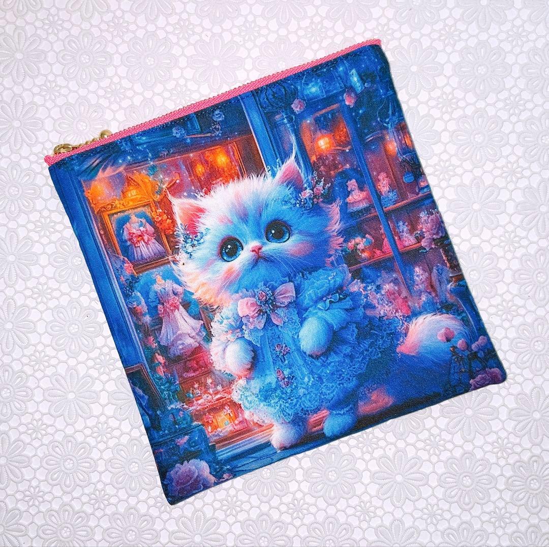 ミニトートバック＆ポーチ♡にゃんこ