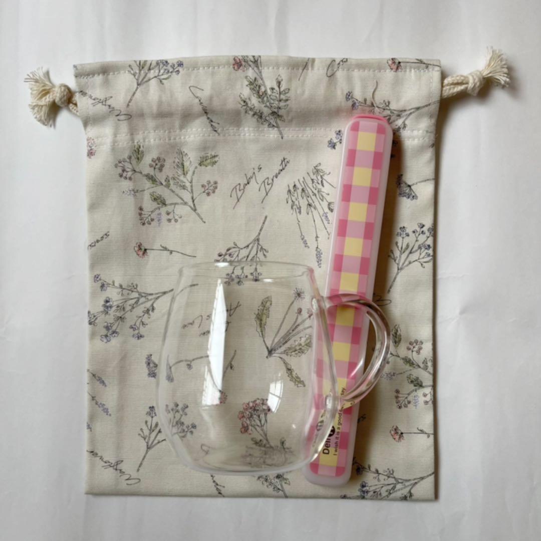 1・ハンドメイド　給食袋　ランチマット　30×40  高学年　女の子