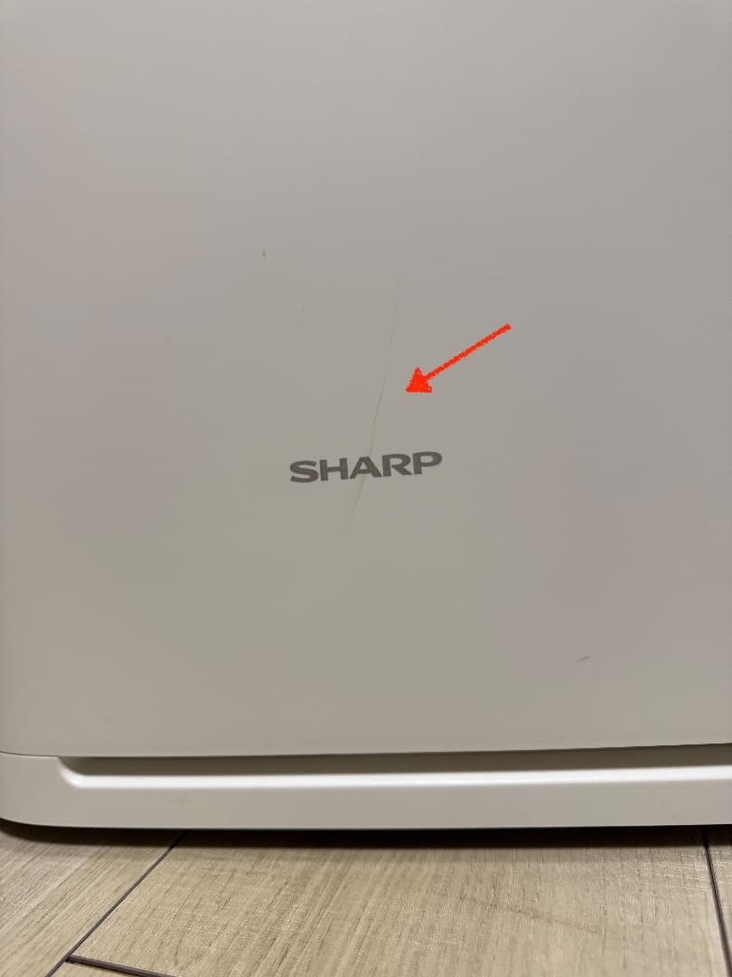【中古美品】SHARP 加湿空気清浄機 ➕【新品プレゼント】家具転倒防止伸縮棒