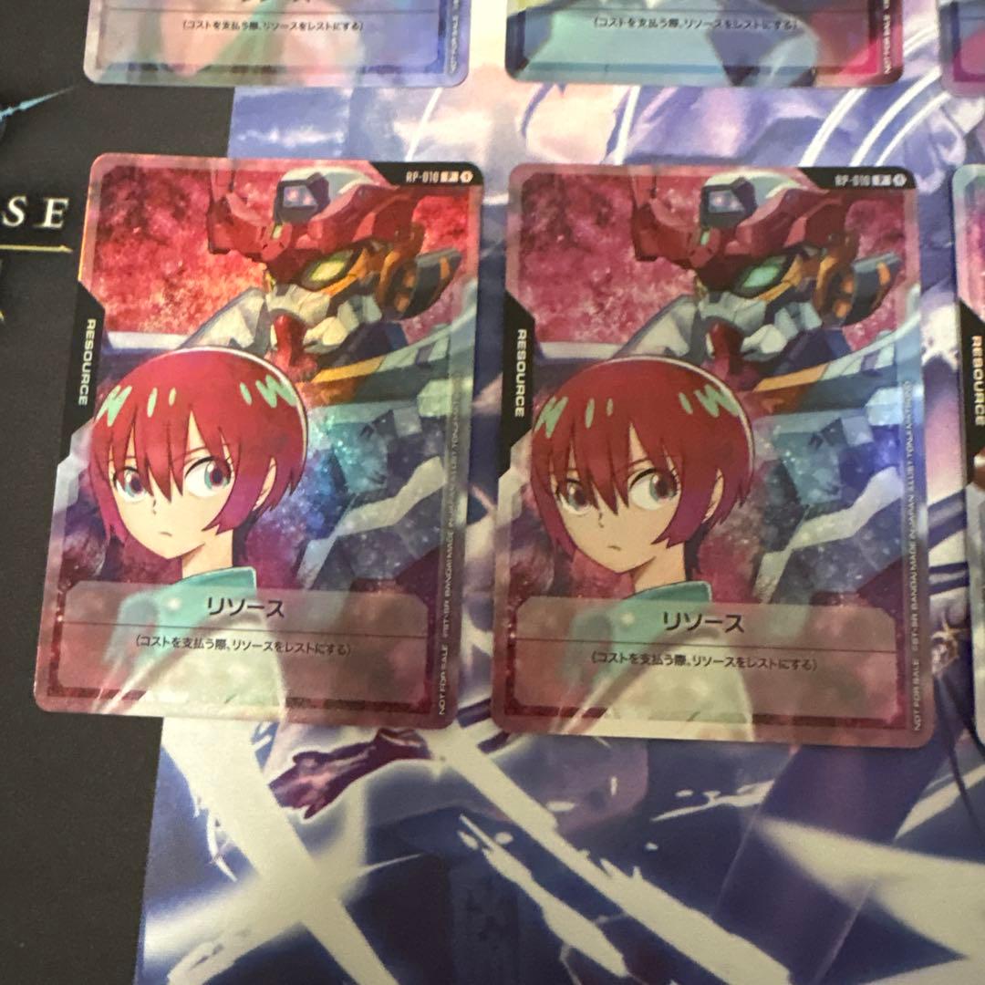 ガンダムカードゲーム　キャラリソースパラレル１０枚セット