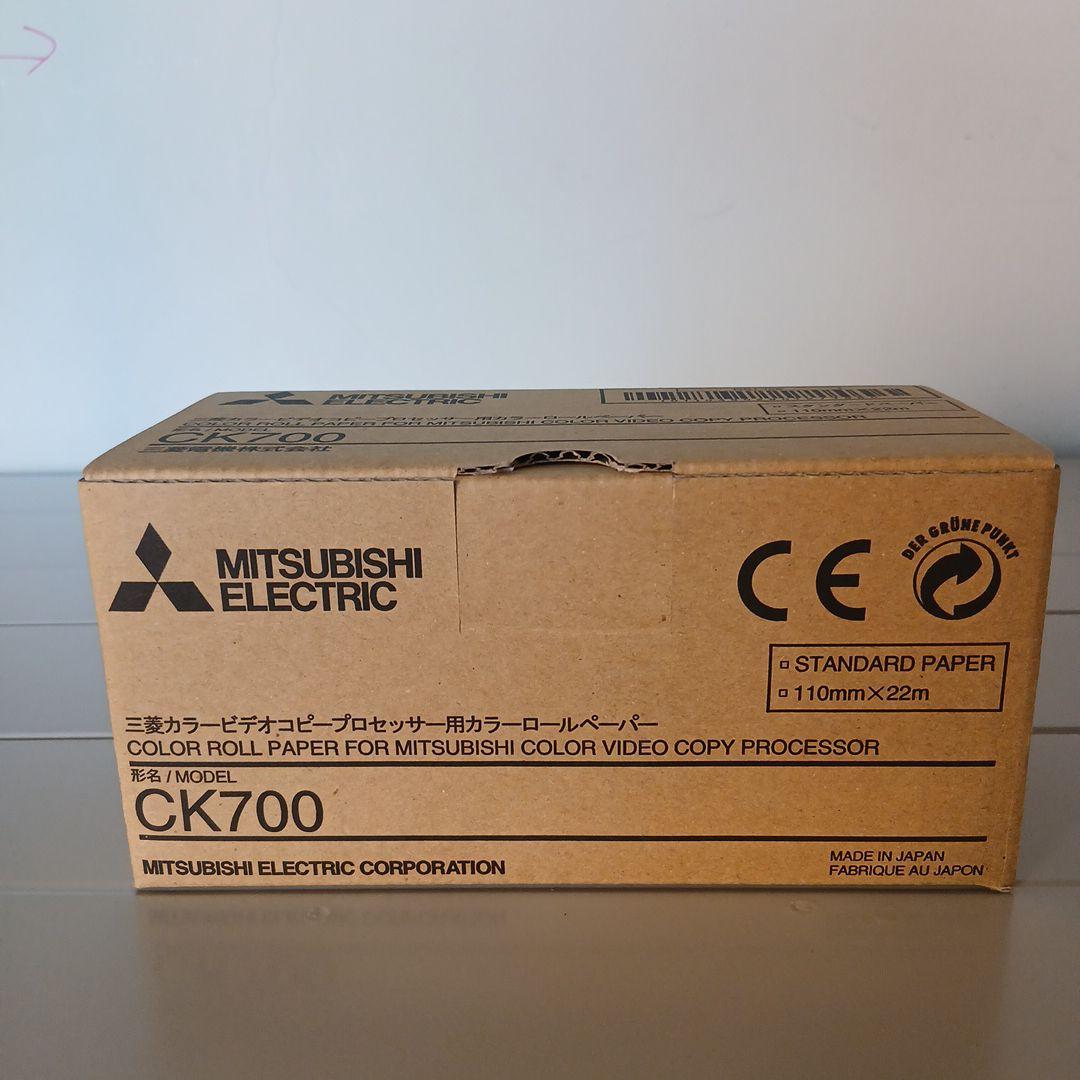 MITSUBISHI CK700 カラー ロールペーパー 　5個