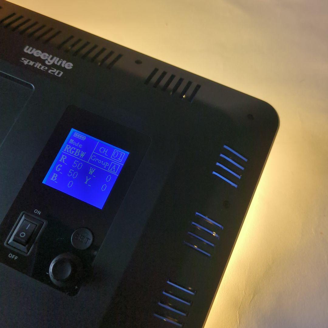 【新品同様】RGB LED フルカラーライト Weeylite Sprite20