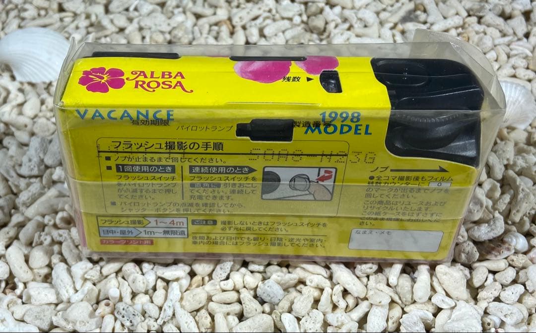 激レアALBA ROSA 写ルンですVACANCEインスタントカメラ非売品