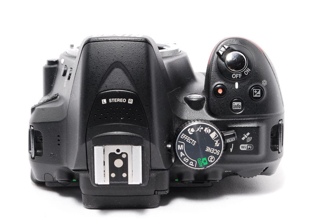 WiFiで楽々転送◆Nikon D5300◆高性能AF-Pレンズ◆一眼レフカメラ