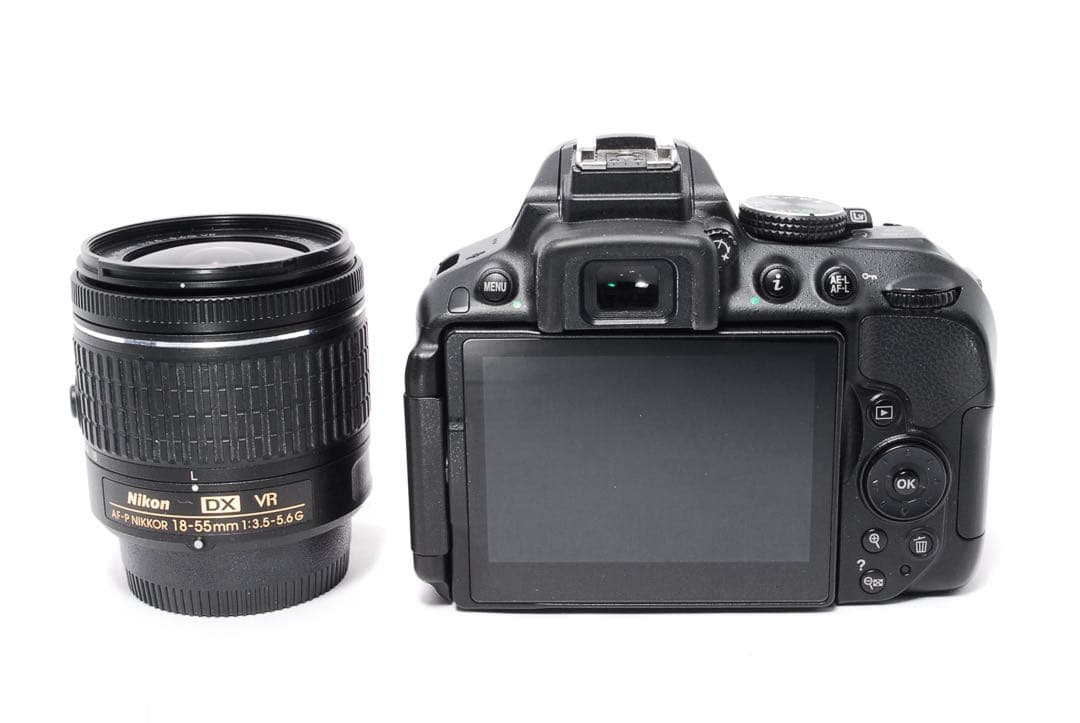 WiFiで楽々転送◆Nikon D5300◆高性能AF-Pレンズ◆一眼レフカメラ
