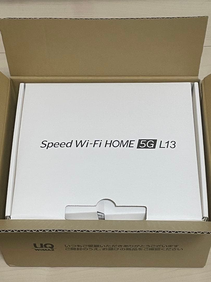ホームルーター　Speed Wi-Fi  5G L13