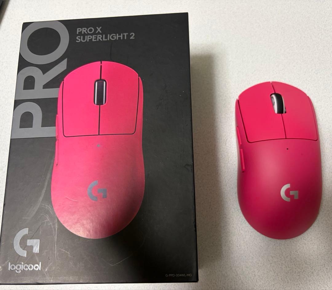 Logicool PRO X SUPERLIGHT 2 8000Hzケーブルなし