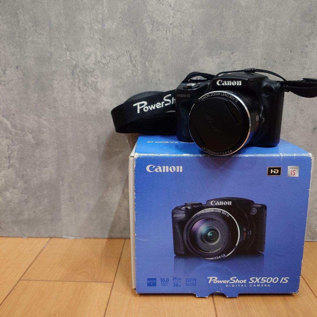 【Canon】 PowerShot SX500 IS 本体 ストラップなど付属品