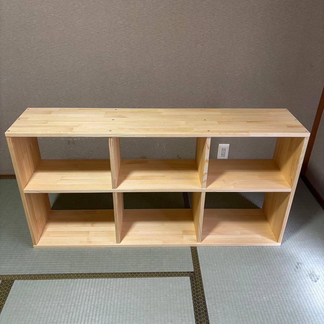 ハンドメイド　格子型　オープンシェルフ　オーダー受け付けます