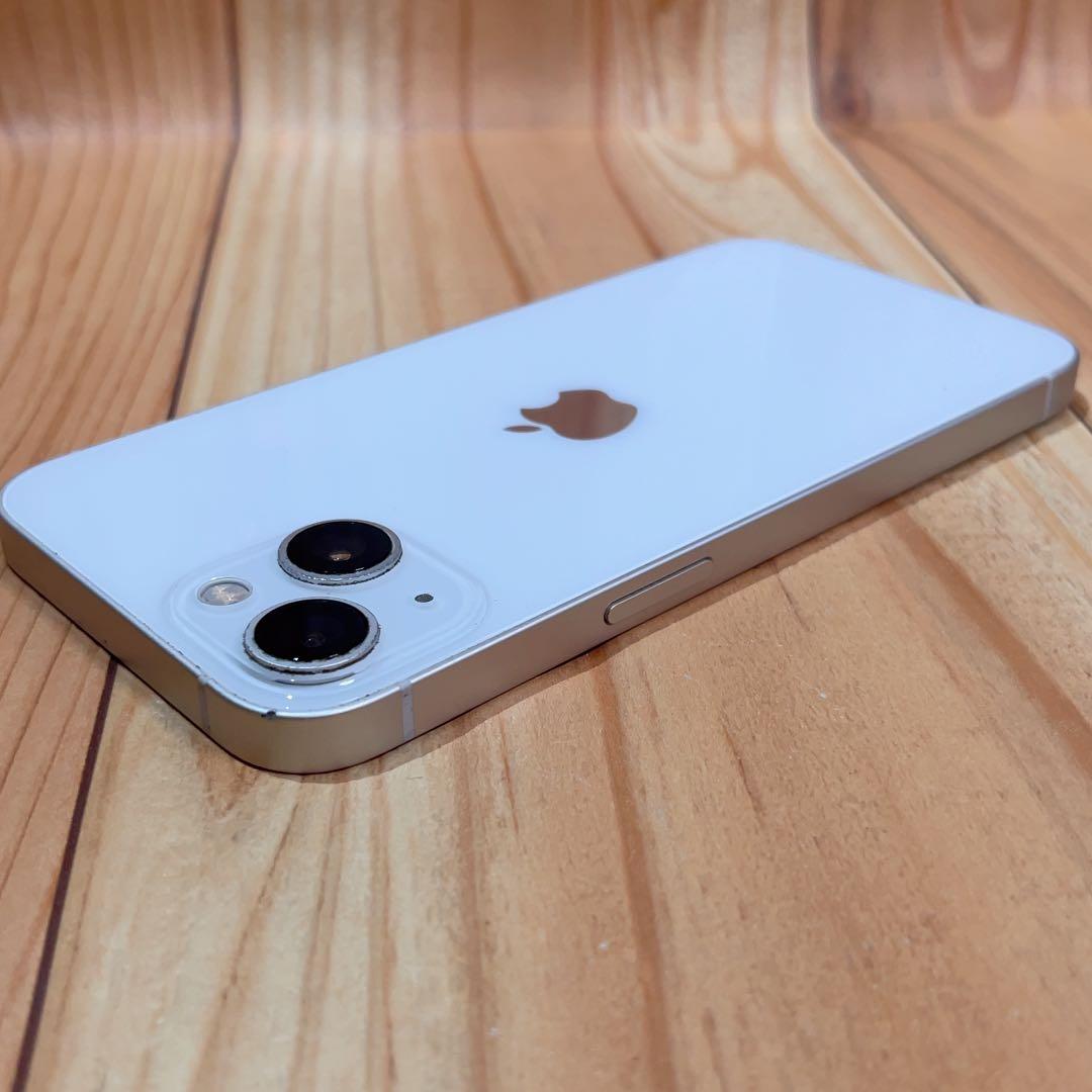 SIMフリー 本体 iPhone 13 128 GB ホワイト 580 電池新品
