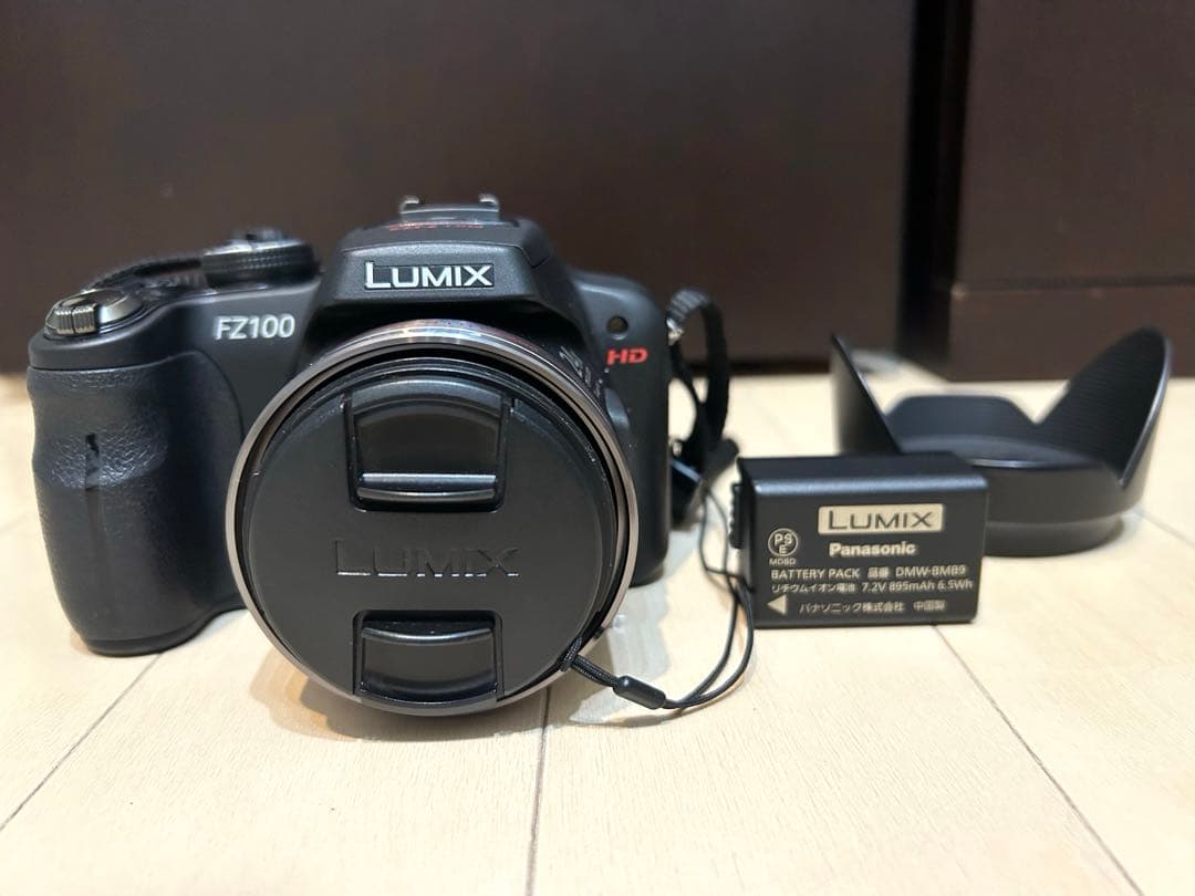 Panasonic LUMIX DMC-FZ100 中古 完動品 バッテリー付
