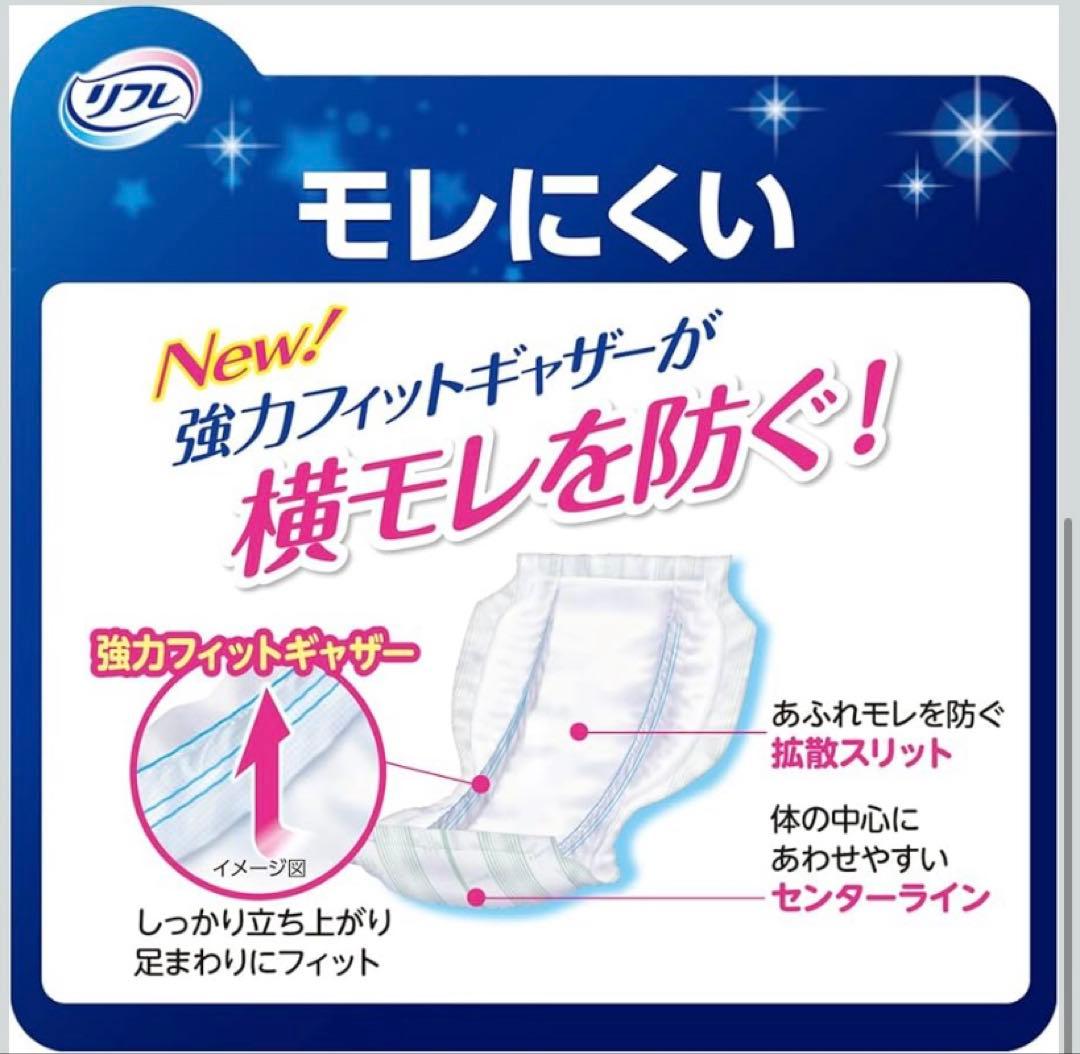 お肌のことを考え1枚で一晩中安心さらさらパッド9回吸収20枚×6