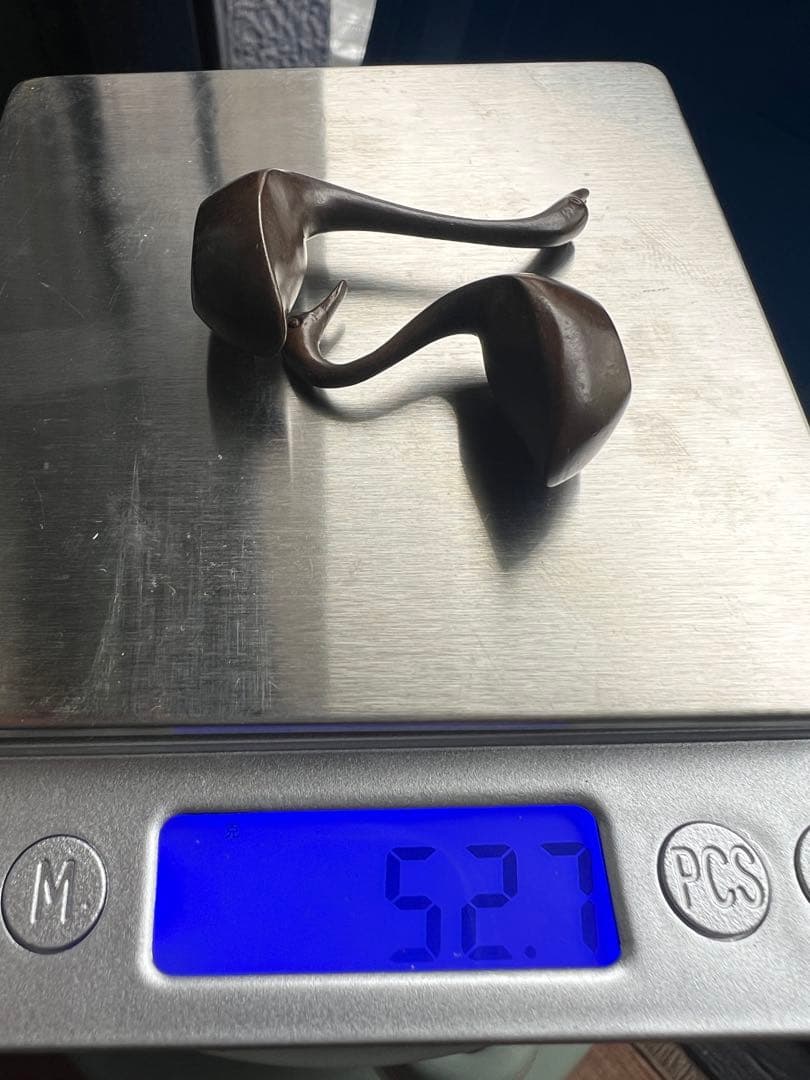 ガチョウ 置物 銅製
