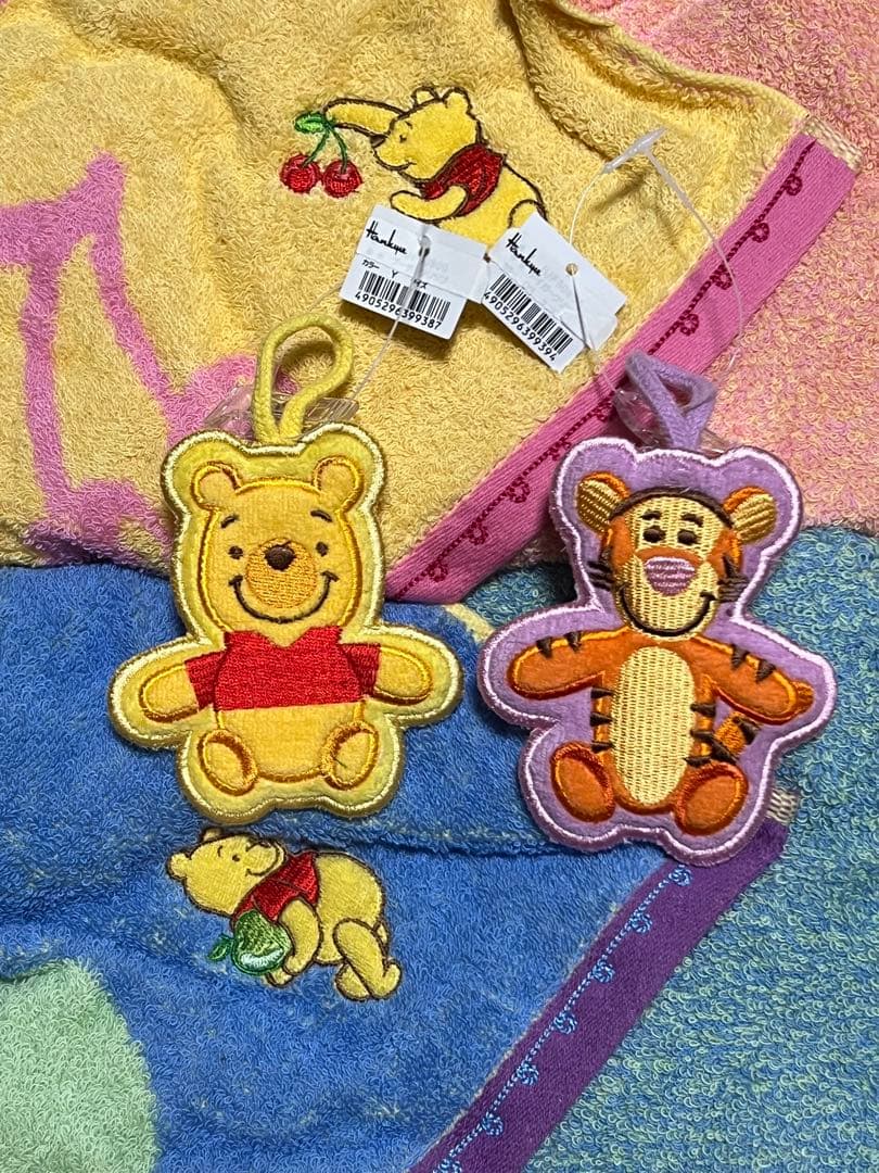 新品　プーさんとティガーのバスタオルセット