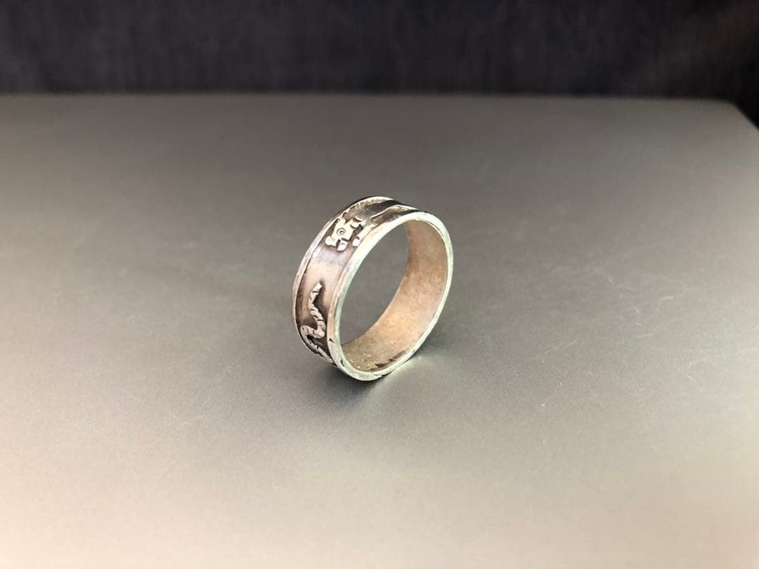 MEXICO発シルバー\"3snakeスネーク19号＃handmadeリング