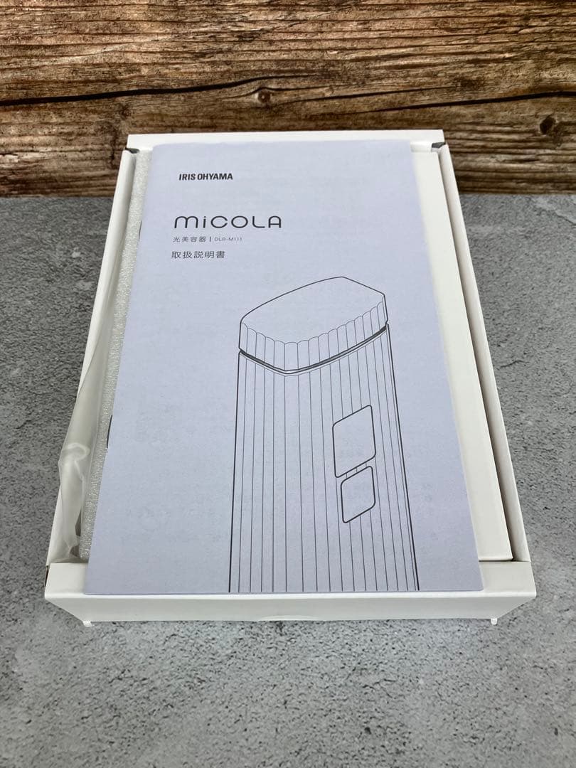 【新品】miCOLA EPILATOR アイリスオーヤマ DLB-M111-W