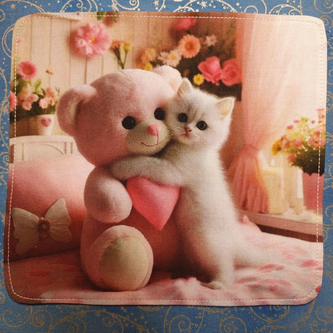 みい　ハンカチ　ワンコさん　ねこちゃん柄　18枚