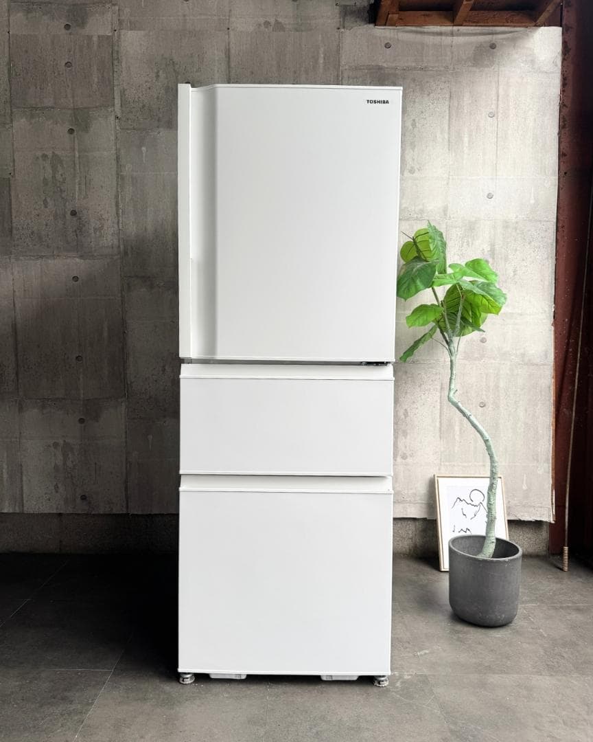 設置まで✨ TOSHIBA 一人暮らし用冷蔵庫 326L✨ 2024年製⭕️