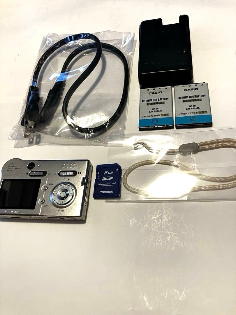 CASIO EX-S20 コンパクトデジタルカメラ【カードサイズの小型】